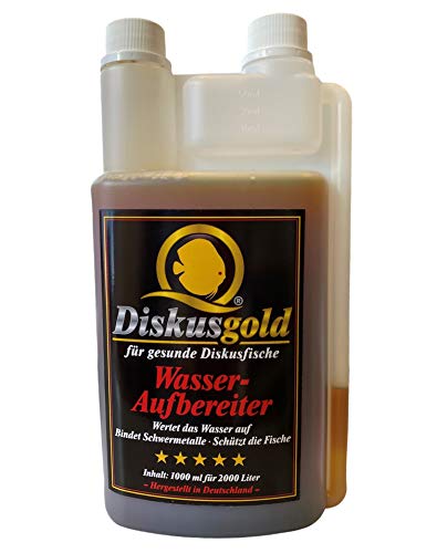 Diskusgold Wasseraufbereiter 1000 ml Wasser Aufbereiter - Aquarium Wasseraufbereitung - Diskus Cover