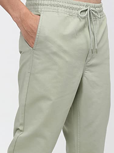 Image of KETCH Men Mid Rise Regular Fit Jogger Trouser