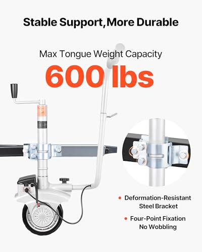 VEVOR 5500 lbs Electric Jockey Wheel
