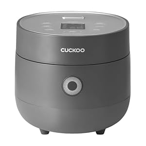 CUCKOO Micom Rice Cooker 6-Cup Uncooked / 12-Cup Cooked with Nonstick Inner Pot, Versatile Rice Maker with 9 Menu Options, Fuzzy Logic Technology, Auto Clean, Quick Rice Mode, Gray (CR-0675FG)