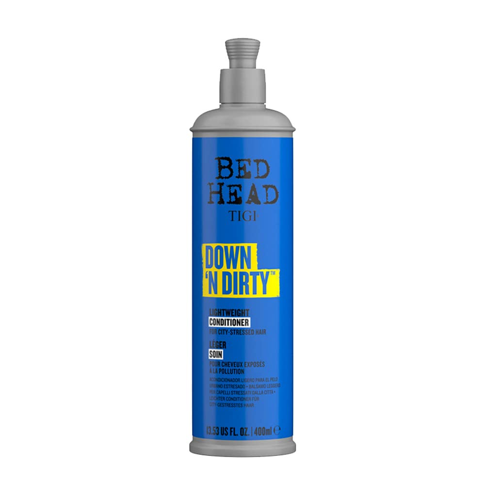 Bed Head TIGI Down N’ Dirty Lightweight Hair Conditioner for Detox & Repair, Cleanses & Clarifies Pollution Stress & Damage from Hair, Safe for Coloured Hair, Deep Nourishment & Excess Oil Removal, 600 ml-image-13
