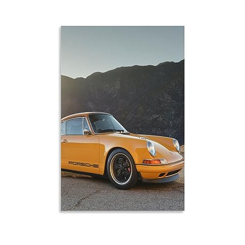 Toile Décorative Supercar Street Art 40x60cm pour habiller un mur vide avec une peinture moderne