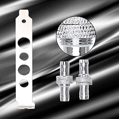 Hose Connectors for Computer Water Cooling System, G1/4 Thread Fitting Direct Hose Connection Connector for Computer Water Cooler System Water Cooling Connector (11mm) - Thumbnail 7