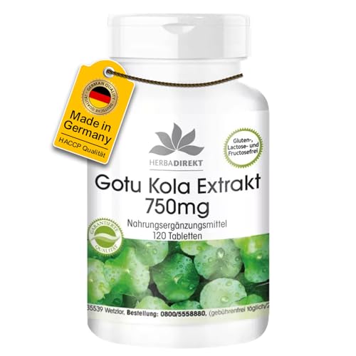 Herba Direkt Gotu Kola 750mg Tabletten