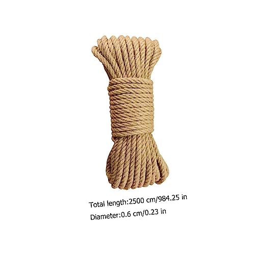 Ipetboom 3 Pecas Corda Sisal Corda Garra De Gato Cabideiro Macramê Para Plantas Arranhador De Gato S