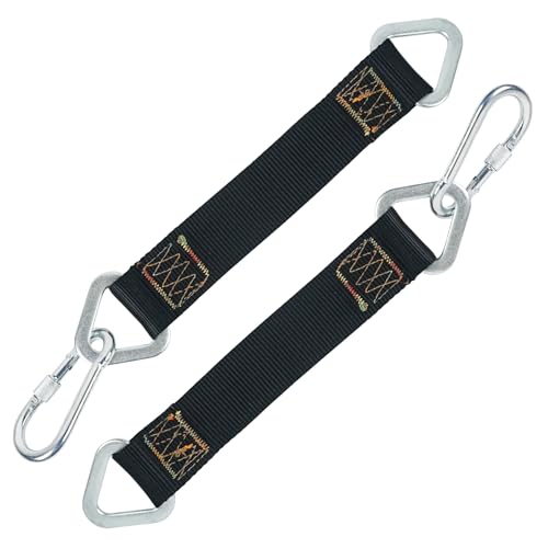 Aoneky 2-Pack 5.91-Inch Tree Straps with Carabiners, 1100 lb