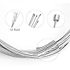Hapleby 10PCS Premium Bike Shift Cable, Professional Bicycle Shift Wire Kit for Mountain and Road Bicycle, for Free 5 O-Rings, 10 End Ferrules and 20 End Caps