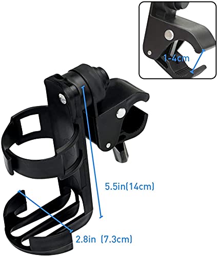 Soporte de botella para bicicleta SSDD ajustable 360 grados pack de 2 3