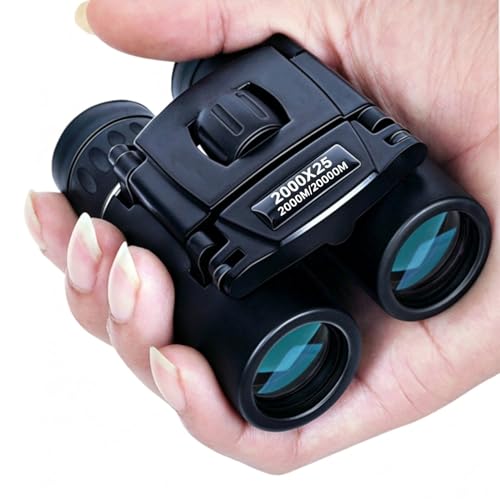 Binoculares plegables compactos 25x miniatura 1