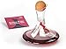 Wine Decanter - Made in Europe Hand Blown Lead-free Crystal Glass, Cork Stopper and Elegant Serviete, Red Wine Carafe, Shock Absorbing Box, perfect Gift for Wine Enthusiasts