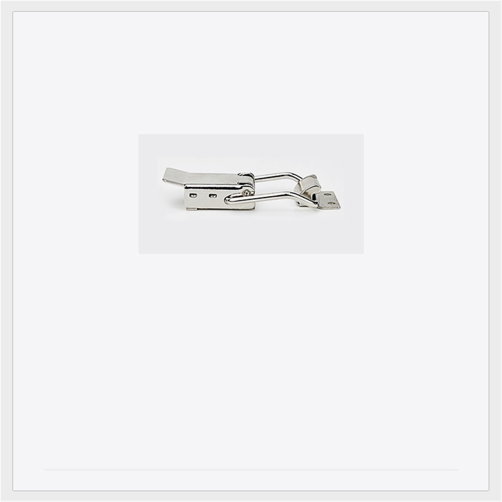 Cierre Industrial for puerta de armario, cinturón de bloqueo fuerte, hebilla de bloqueo automático de seguridad, hebilla de caja de acero inoxidable, 1 Uds.(Stainless steel)
