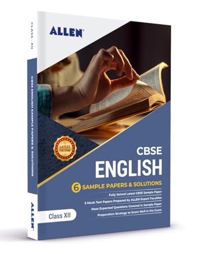 CBSE Class 12 English: Sample Papers and Solutions by ALLEN