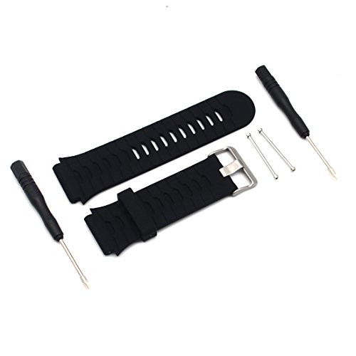 MOTONG Garmin Forerunner 920XT Replacement Band - MOTONG Silicone Strap Replacement Band for Garmin Forerunner 920XT (Silicone Black)