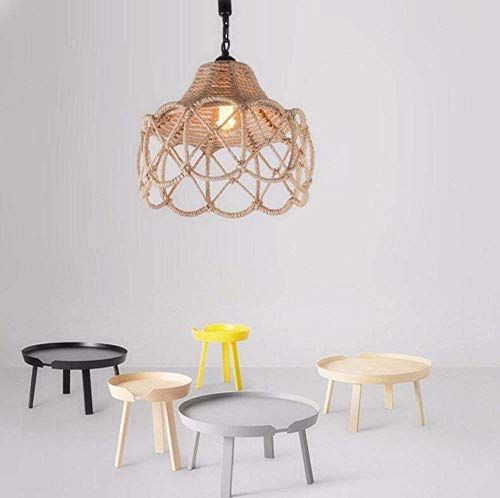 Lustre plafonnier extérieur en corde pour illuminer vos soirées sur la terrasse