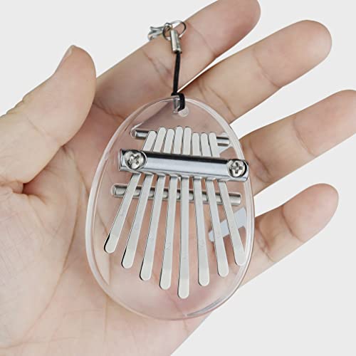 BIENKA Kalimba Pouce Piano 8 Touches Clair Acrylique Doigt Piano Transparent Kalimba avec lanière Cadeaux de fête d… - Les Beatles, Paul McCartney, John Lennon, RIngo Starr, George Harrison BIENKA Kalimba Pouce Piano 8 Touches Clair Acrylique Doigt Piano Transparent Kalimba avec lanière Cadeaux de fête d… – Image 5