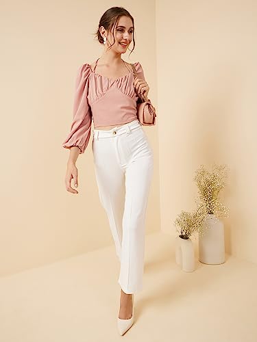 Image of Rare Women's Solid Slim Fit Blouse