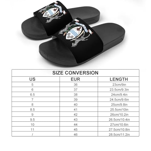 Botswana Coat of Arms Non Slip Slides Sandals for Women Men Quick Drying Shower Shoes for Bathroom Pool Beach2