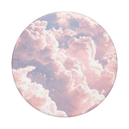 Pastel Pink And Purple Cloud Blue Sky Watercolor Clouds Popsockets Grip And Stand For Phones And Tablets #TOP2