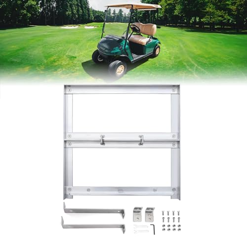 KEMIMOTO Golf Cart Aluminum Battery Tray Heavy Duty Battery Tray Holder