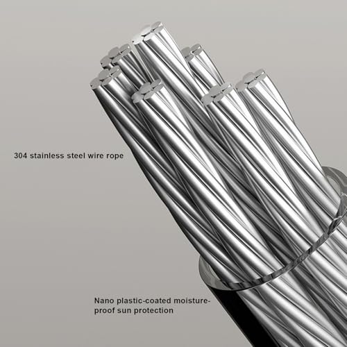 Ligne à linge rétractable 4.6m sans perçage pour intérieur - 7