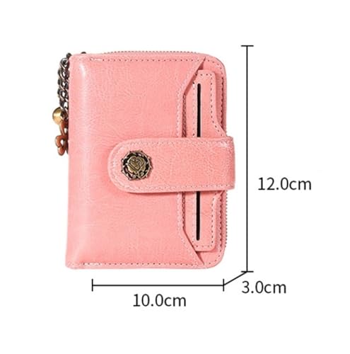 Fashion Wallet Simple Wallet Short Cute Multifunctional Small Wallet Coin Purse(Black)2