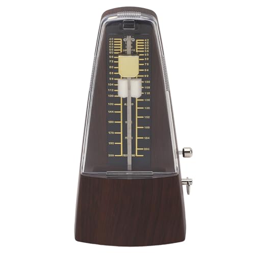 機械式メトロノーム 40 〜 208 BPM、ピアノ、バイオリン、ギター、バスドラム用メトロノーム、ABS とプラスチックスチール付きリズムツール、範囲 40 〜 208 BPM