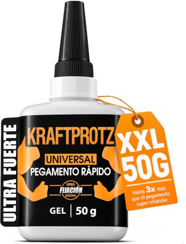 Pegamento Universal Gel 50 g - Adhesivo Multiuso Cianoacrilato Reparación