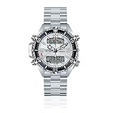 Hochwertiges, ganggenaues Quarzwerk mit Tiefenmesser