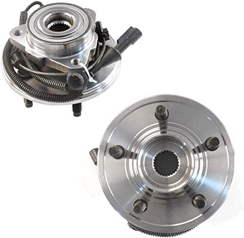 【Pair】Drivestar 515050 Front Left/Right Wheel Hub & Bearing Assembly For Ford Explorer(4-Sport Utility, Rwd/4Wd), For Mercury Mountaineer 2002 03 04 05, For Lincoln Aviator 2003-05, 5 Lugs W/Abs #TOP3