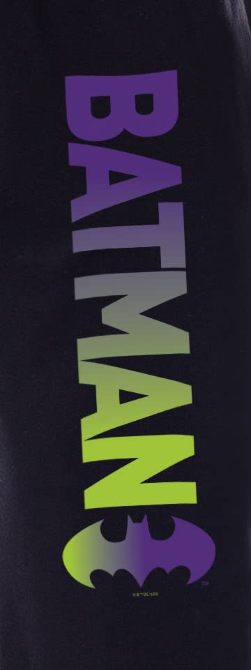DC Comics Men's Batman Classic Bat Logo Ombre Sleep Jogger Pajama Pants3