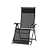 Weichers Relaxliege Gartenliege Liegestuhl klappbar wetterfestCampingliege Outdoor Campingstuhl Stuhl Liege Hocker für Garten und Camping (Aluminium, Relaxliege)