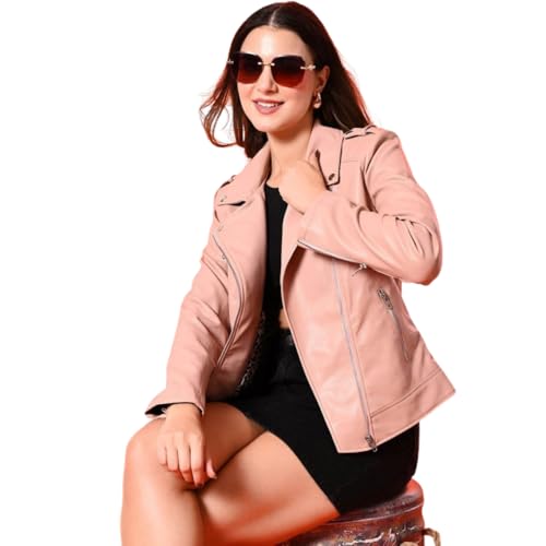 Image of Women FauxLeather Jacket Trending Biker