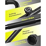 Dripex 1100lbs Adjustable Dip Bar Heavy Duty Steel Dip Station, Home Dip Stand with Two Safety Connectors, Parallel Bars Dip Equipment for Calisthenics, Strength Training - Image 4