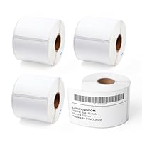 4 Rolls Compatible with DYMO 2-5/16" x 4" Thermal Labels, 30256 Address Barcode Shipping Labels for LabelWriter 450 Twin Turbo, 4XL Desktop Printers