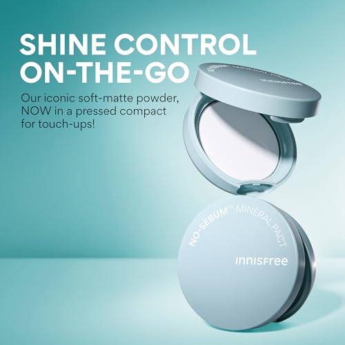 Image of innisfree No Sebum Matte Mineral Powder | Korean Loose Setting Powder for Oil & Shine Control | Blurs Fine Lines & Imperfections | Lightweight, Natural Finish | Available In Jumbo & Pressed Powder