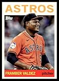 2025 Topps Archives #49 Framber Valdez 1964 Design Houston Astros MLB Baseball Base Trading Card