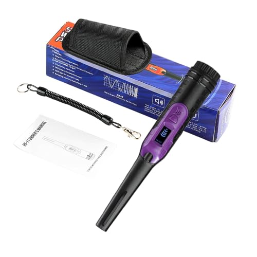 Puntero Detector De Metales - Pantalla LCD Resistente Al Agua, Herramienta De Búsqueda De Tesoros, Detección De Vibración De 360°, Puntero De Luz LED | Dispositivo De Localización para La Herramienta