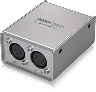 2-channel dynamic mic booster adds extra gain to your sound High-quality preamps provide up to +25 dB of gain Phantom powered with no need for external power supply Works with almost any dynamic or passive ribbon microphone Rugged, road-worthy constr...