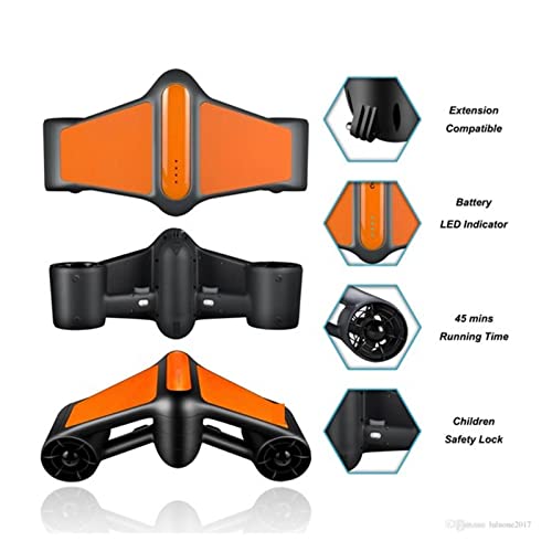 Onderwaterscooter met lange batterijduur, Onderwater Zee Scooter 500W Elektrisch Water Speelgoed 1.8 m/s Duiken Scooter 60 Minuten Onderwater Motor for Zwembad Gemakkelijk te dragen en te bedienen - Image 6