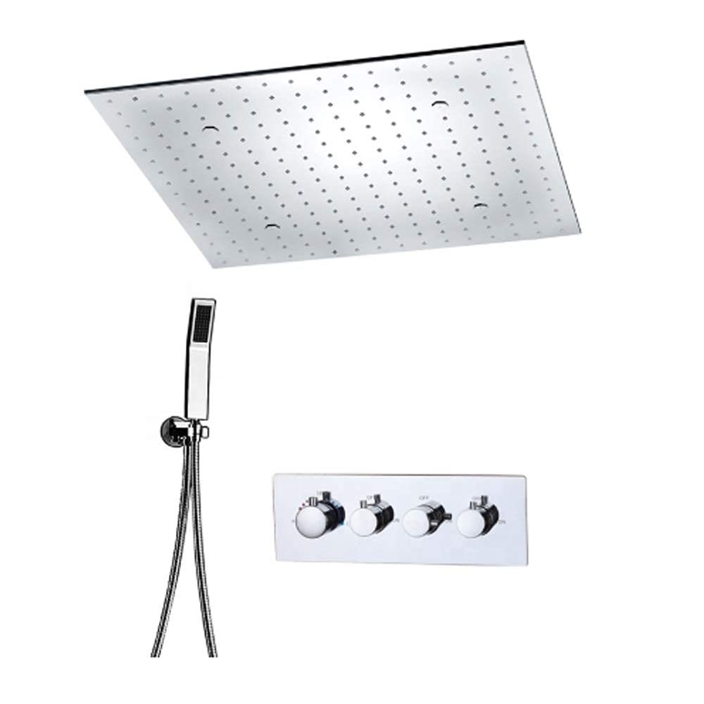 OZBMA shower set showerhead thermostatic mixed rainfall head massage spray bathroom bath fixtures