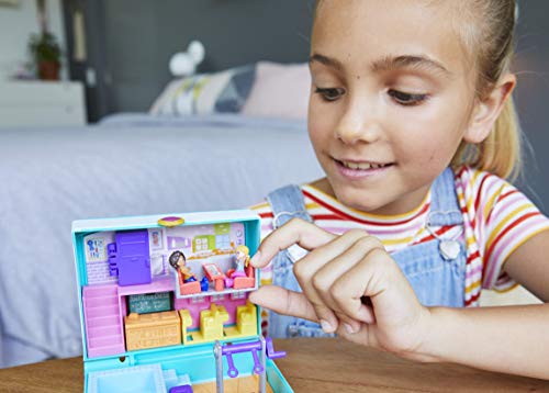 Polly Pocket GFM48 Pocket World Schulbuch Schatulle, Puppen Spielzeug ab 4 Jahren – Bild 6