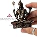 Gangesindia Mediating Shiva Hindu Religious Gods Cold Cast Bronze Resin Decorative for Home-Office, Puja Room, Car Dashboard (Shiva Ji)