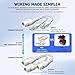 FINEANDENG Ethernet Cable Splitter 1 Pair of Waterproof RJ45 Splitter 1 to 2 Way Dual Ethernet RJ45 Converter Kit for Routers,Set-Top Boxes,Surveillance Cameras,etc