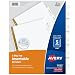 Avery Big Tab Insertable Dividers, 5 Clear Tabs, 1 Set (11122)