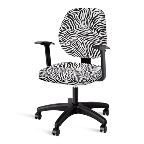 Slipcover Non-slip Easy To Remove High Back Chair Slipcover Stain Resistant Breathable Rotating Chair Cover