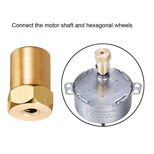 6Pcs Synchronous Motor For Pen Turner Turntable Motor 50/60Hz Ac100~127V Ccw/Cw 4W 7Mm Flexible Coupling Connector 6Ft Power Cord For Cup Turner, Cuptisserie Tumbler Turner Guide Motor (2.5-3Rpm) #TOP1