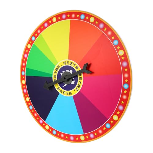 BESPORTBLE 掛け壁用カラフルカーニバルロッタリーホイール 軽量コンパクト設計長持ち耐久性付き小型ゲーム用抽選器