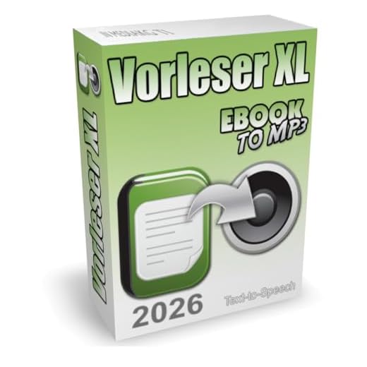 Vorleseprogramm (2026) und TTS-Software zum Text in Sprache umwandeln - Text vorlesen lassen für Word, PDF, eBooks, E-Mails, TXT, Internetseiten usw. Auf Wunsch auch Text in MP3 konvertieren