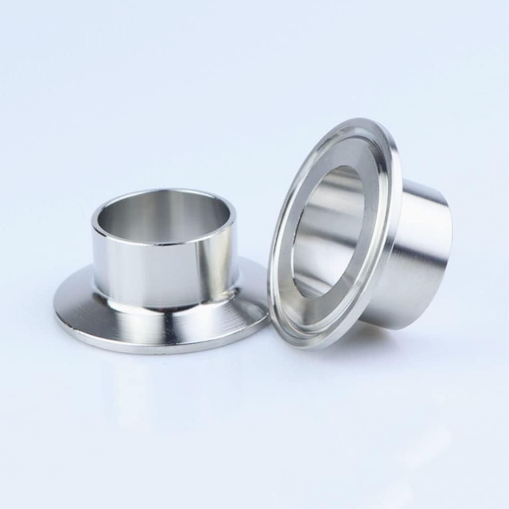 304 Stainless Steel Tri Clamp Ferrule for Sanitary Fittings - Ideal for Homebrew and Industrial Use(219mmx233)