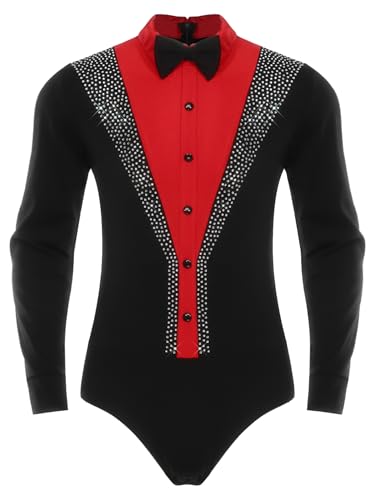 Leotard gymnastique homme manches longues et tenue de patinage